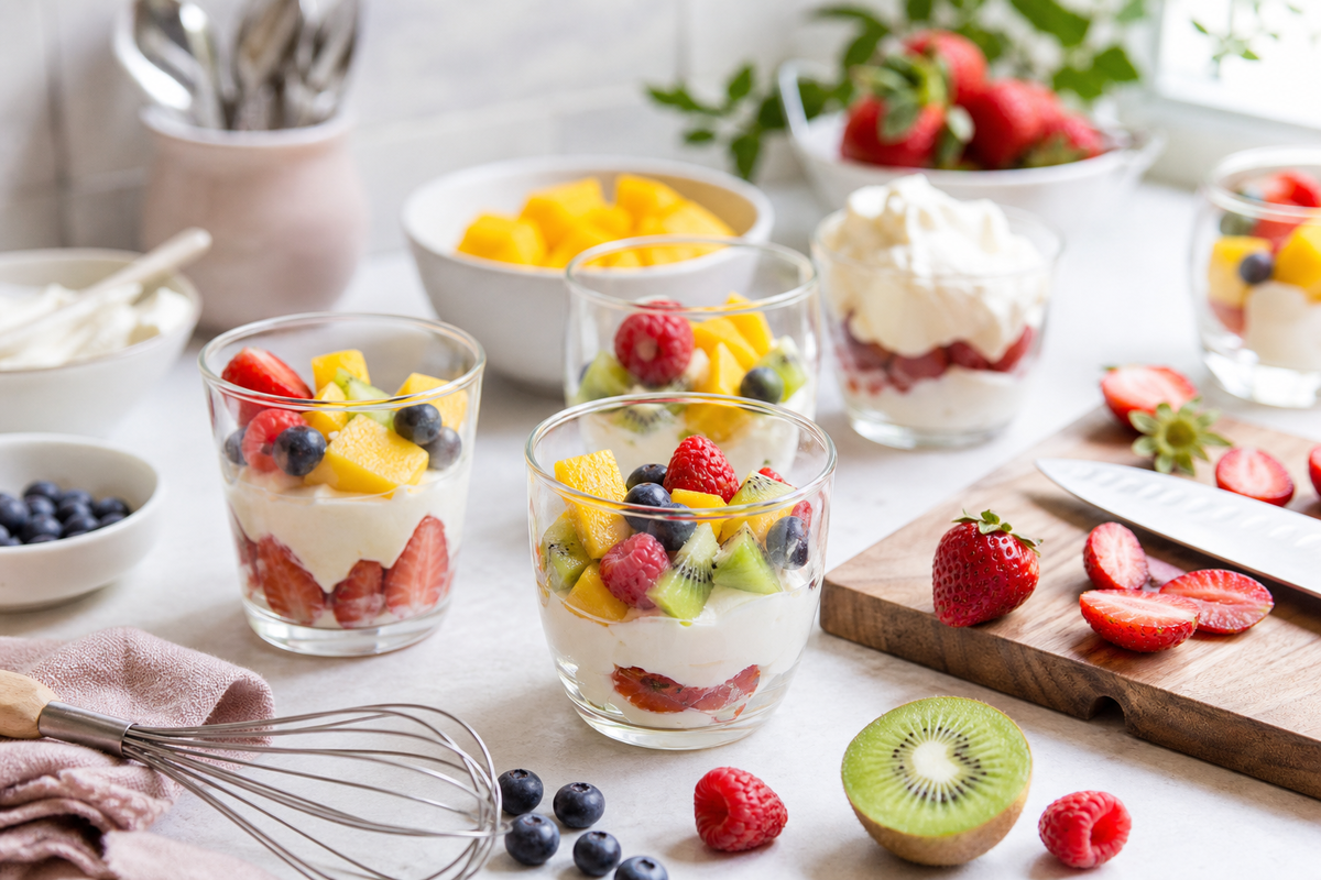 Dessert aux fruits sans cuisson : garder de la fraîcheur quand il fait chaud