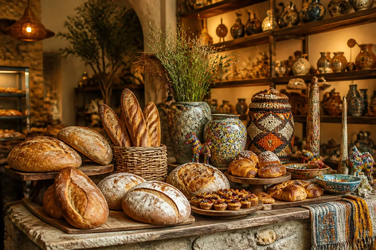 Boulangerie artisanale et decoration