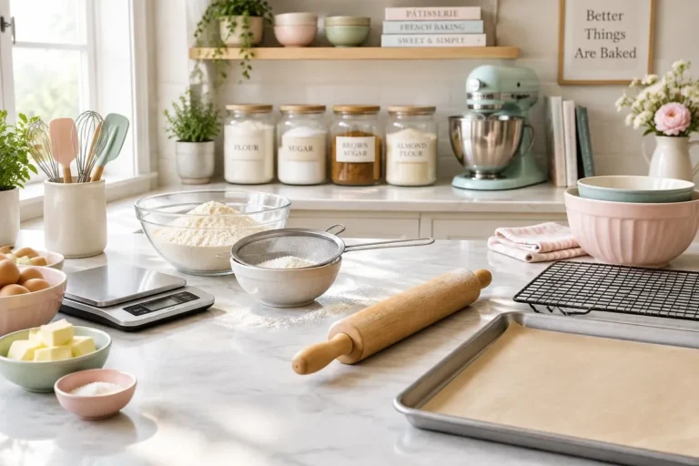 Cuisine de pâtisserie : organiser le plan de travail