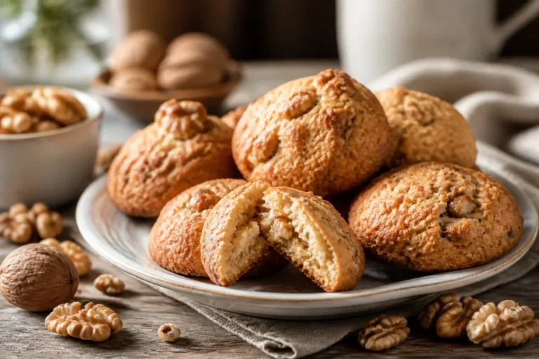 Biscuits aux noix texture parfaite
