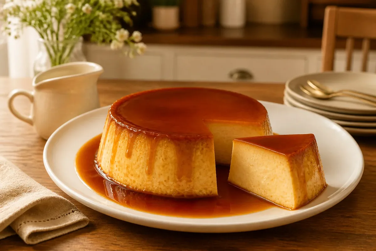 Flan cremeux au caramel une gourmandise maison