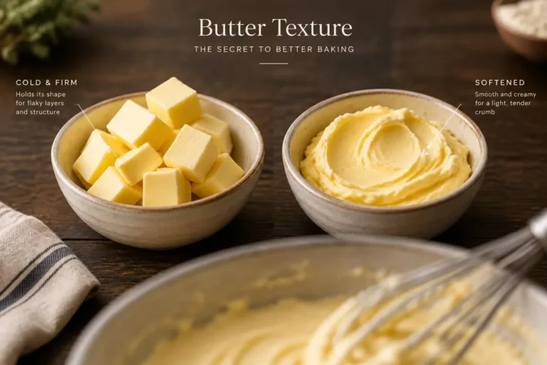 Beurre froid ou beurre pommade : texture du gâteau
