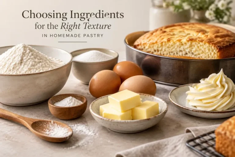 Ingrédients clés pour la bonne texture en pâtisserie